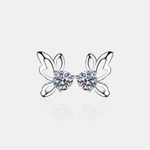 Load image into Gallery viewer, 1 Carat Moissanite Butterfly Shape Earrings