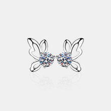 Load image into Gallery viewer, 1 Carat Moissanite Butterfly Shape Earrings
