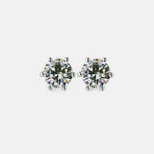 Load image into Gallery viewer, Artificial Gemstone Copper Stud Earrings
