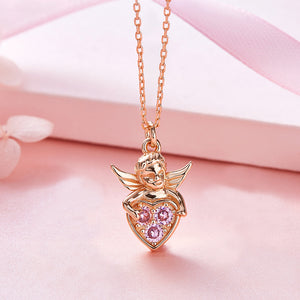 Cupid-Heart-jewelry-necklace. Rita Jewelry