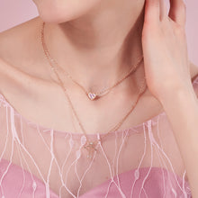 Load image into Gallery viewer, Double Layered Love-Struck Necklace. Rita Jewelry
