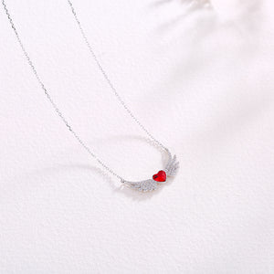 Dream Wing Heart necklace-Rita Jewelry