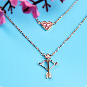 Double Layered Love-Struck Necklace