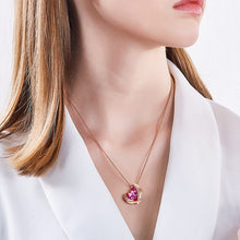 Load image into Gallery viewer, Pink Angel Wing Necklace - Rita Jewelry
