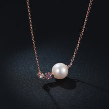 Load image into Gallery viewer, Sea Pearl Rose Gold Necklace - Rita jewelry
